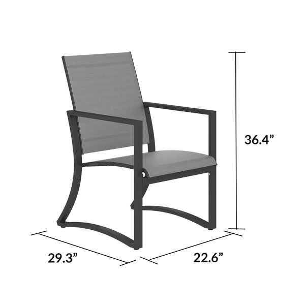 Ebern Designs Macleod Patio Dining Chair & Reviews Wayfair